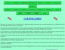 Tablet Screenshot of colinsgames.co.uk